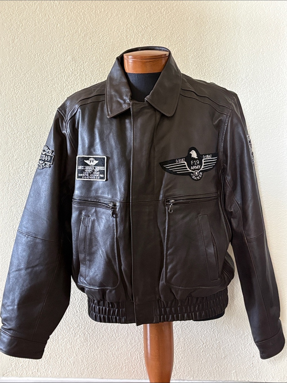 23rd St. Leather Bomber Jacket